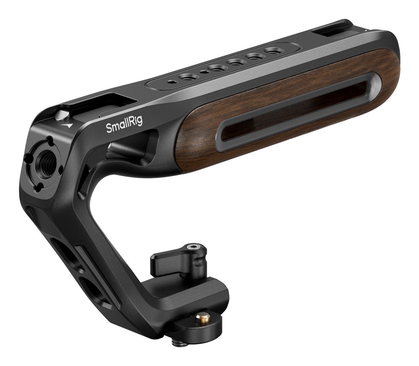 SmallRig 5251 Top Handle - Black/Brown - Aluminum/Wood - 15kg Max.
