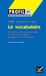 Profil Editions Hatier Le vocabulaire Paperback
