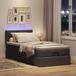Maison Exclusive - Cadre de lit ottoman avec matelas gris foncé 90x190cm textile