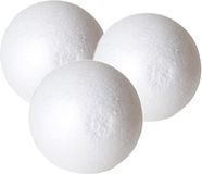Gerimport Boules en polystyrène - 3 pièces - 9 cm