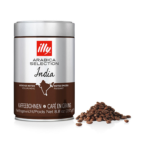 Illy Koffiebonen Arabica Selection India 250 gram