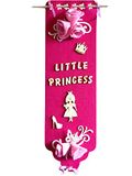Petra's Little Princess Knutselset, deursjaal 'Little Princess', afmetingen 44 x 13,5 cm, hout/vilt, roze, 44 cm