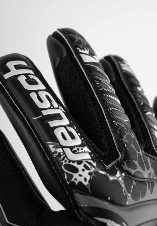 Reusch Attrakt Infinity Junior Keepershandschoenen - Maat 4 - witzwart