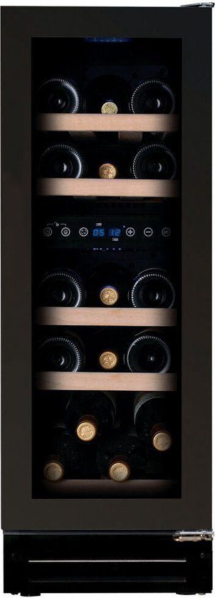 Dunavox Flow-17H Wijnkoelkast | DAUF-17.58DBH | 2 Zones | Zwart