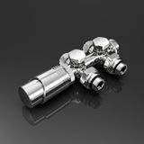 Icecat set pour radiateurs, avec thermostat, chrome