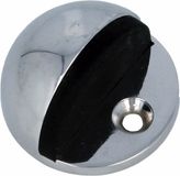 AMIG Deurstopper/deurbuffer - 1x - D45mm - inclusief schroeven - verchroomd
