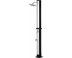 Monzana Buitendouche 35 liter – Solar UV-Bestendig 60°C - Zwart