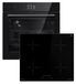 Cuisinière Autarkes Herdset: 60cm Einbaubackofen EB8017ED + 59cm Induktionskochfeld IH85900RL | Katalyse | Pizzafunktion | Grill | Umluft | Heißluft | Automatik-Timer | SET8017IH859RL