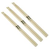 TIGER 5A trommelslegel met houten kop, 3 stuks 5A Wood Tip 3 paar natuur