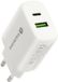 EverActive Adaptateur Chargeur Mural Pour Apple Smartphone USB QC3.0 USB-C 25W Transparent