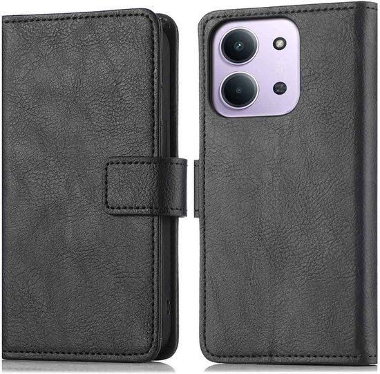 imoshion Luxe Bookcase voor de Xiaomi Redmi 15C (5G) - Zwart