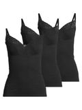 Speidel Dames bh hemdje 3 pack Natalie zwart