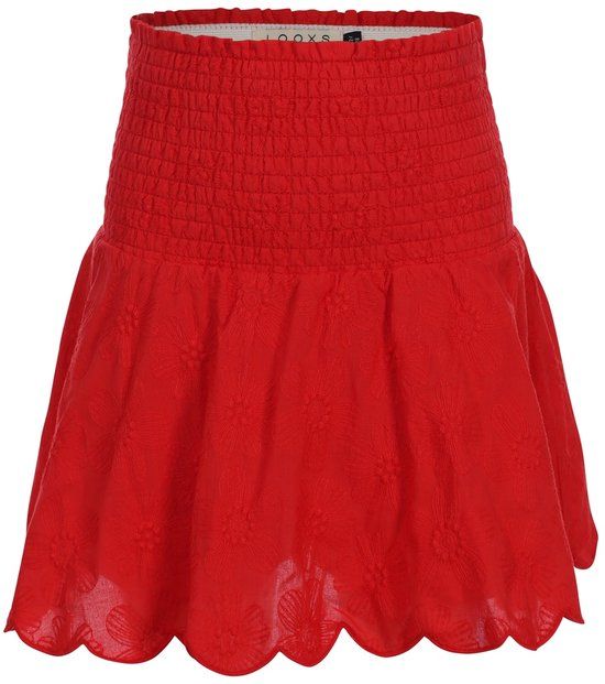 LOOXS 10sixteen Meisjes rokss26 - Maat 122/128 - rood