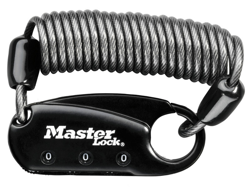 Masterlock 1551 Fietsslot 900 mm x 60 mm zwart 2019 Fietssloten