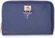 GUESS Patsie SLG Zip Around Wallet Navy