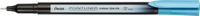 Pentel Pointliner colour S40 Fineliner - dye ink, 0,4 mm, zeeblauw (12 stuks)