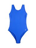 Next - Dames - Basic vormgevend badpak met hoge hals - Blauw