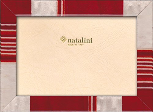 Natalini CROMA ROSSA 10X15 fotolijst met ondersteuning voor tafel, Tulipwood, rood, 10 x 15 x 1,5