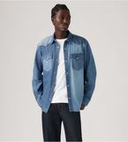 Levi's chemise Western avec empiècement avant coupe décontractée bleu moyen