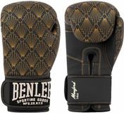 Benlee Manford bokshandschoenen van kunstleer Black/Gold 14 oz