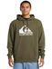 Quiksilver BIG LOGO HOODIE Heren Bruin XS