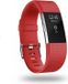 Strap-it Siliconen Smartwatch bandje - Rood - Geschikt voor Fitbit Charge 2 - Maat L