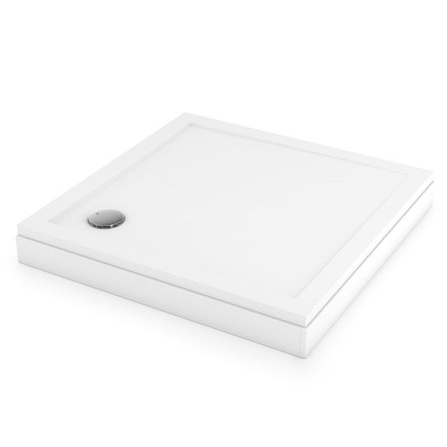 Maxaro Hoge Douchebak 100x100cm Vierkant SMC Hoogglans Wit