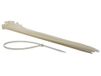 Perel Kabelbinders nylon wit, 50 stuks tie wraps, cable ties 750 x 8,8 mm, UV-bestendig, zelfvergrendelend, 80 kg trekkracht, voor zware toepassingen binnen en buiten