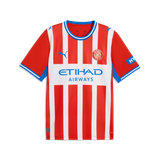 PUMA Girona F.C. 26/27 maillot domicile pour Hommes, Rouge/Blanc, Taille M
