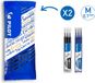 Pilot Uitwisbare Inkt Navullingen voor FriXion - 0,7mm - 2 Sets van 3 Navullingen - 1 Zwart, 1 Blauw