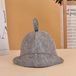 PolkaHome® Dikke Wollen Vilt Sauna Hoed - Sauna Muts (gris)