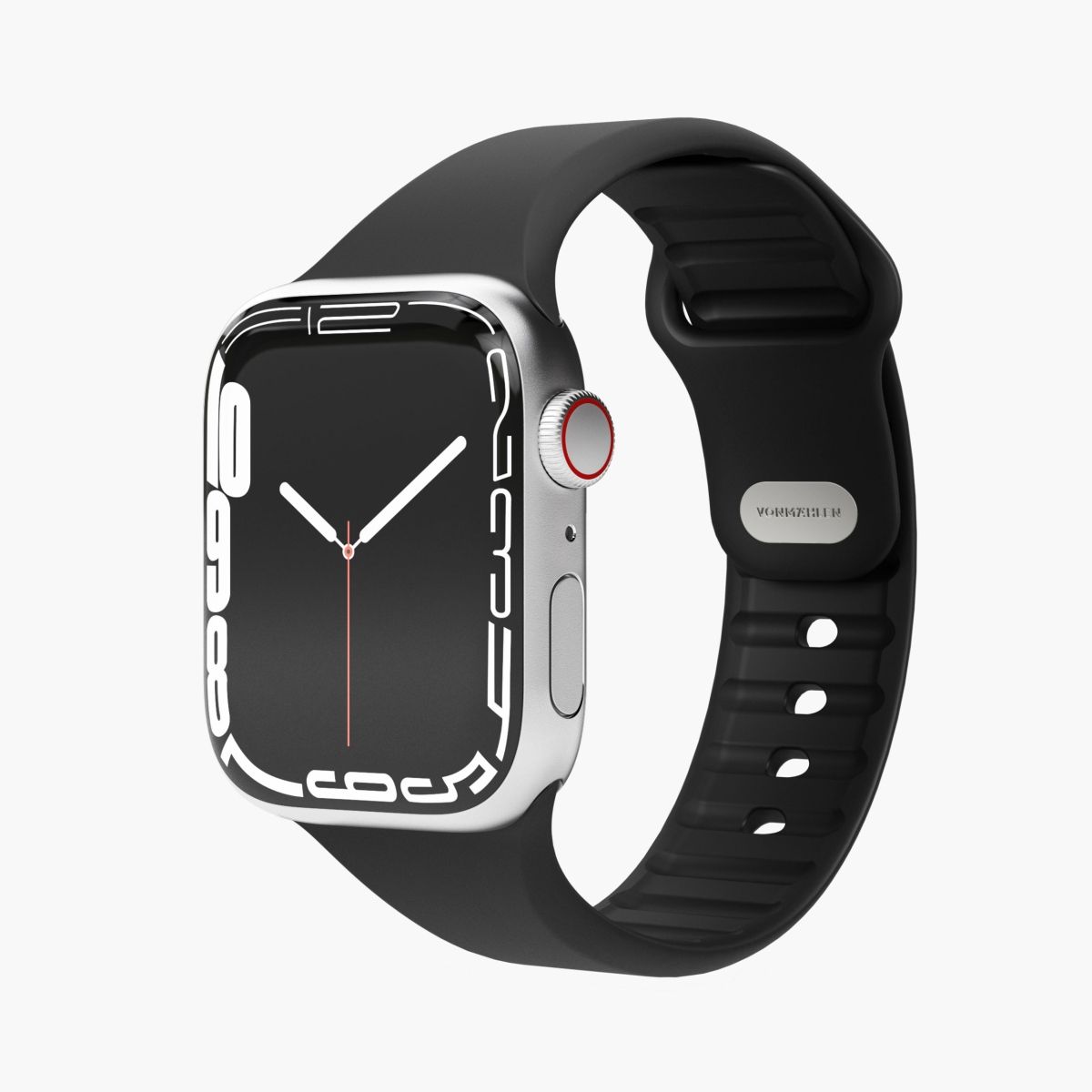 Vonmählen Classic Band 2 Polsband Zwart Silicone Apple Watch 38/40/41 mm