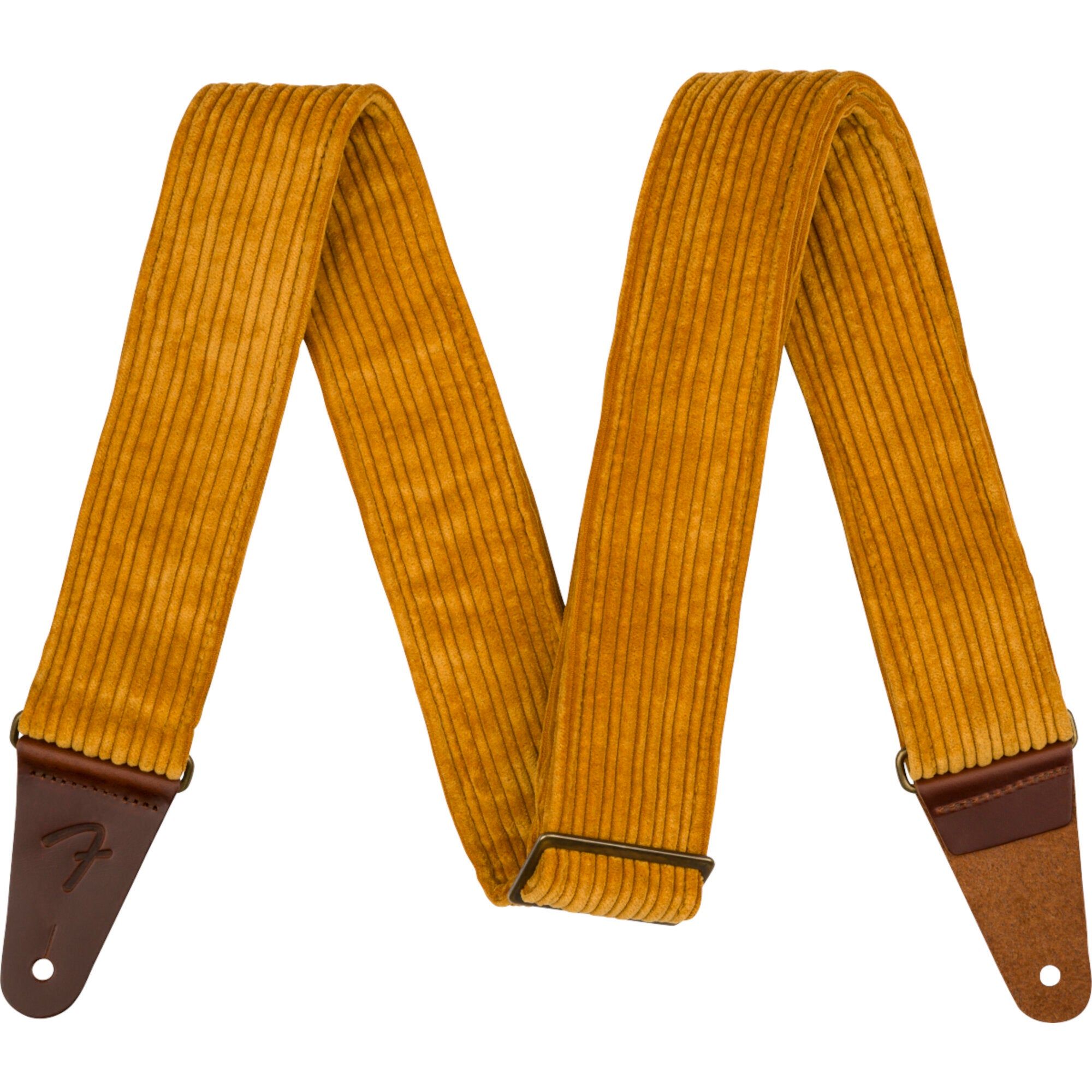 Fender Corduroy Strap Blaze Gold 2 inch Guitar Strap