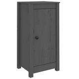 VidaXL Dressoirs 2 stuks 40x35x80 cm Massief Grenenhout Grijs
