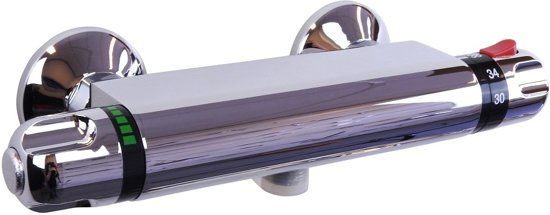 WillieJan Thermostatische Douche Kraan LY03B - Messing - Chroom