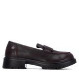 REFRESH - Mocassins Femme Bordeaux - Chaussures confortables et polyvalentes - Mode décontractée - Modèle 17607902 (Taille 40)
