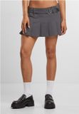 Urban Classics Pleated Korte rok Grijs XL