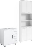 Vicco Badkamermeubelset Maris, Wit, 2-delig