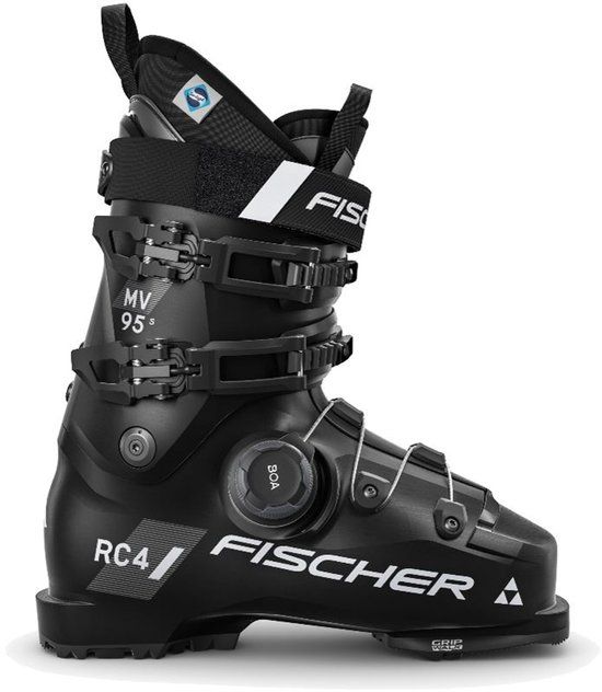Fischer RC4 95 MV S Boa Dames Skischoen Black/Black 27,5