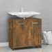 Maison Exclusive - Meuble de salle de bain en chêne fumé, 60x33x60 cm, fabriqué en panneau de fibres de bois