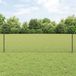 vidaXL - zeshoekig - gaasgek - met - palen - 25 - x - 0,6 - m - PVC-Coated - Staal - Grijs
