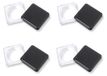 Loupe 3x grossissement, avec étui, jeu de 4 pièces, compact