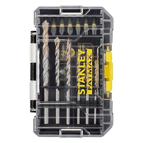 Stanley FatMax STA88552 Steenboor- en torsiebitset - Premium bits en steenboor - ToughCase