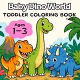 Baby Dino World Toddler Coloring Book