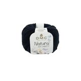 DMC Natura 50 g over 155 m 1 bal col.11 / Noir (zwart)