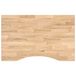 VidaXL Bureaublad rechthoekig 80x60x2,5 cm onbehandeld eikenhout