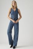 Levi's Ribcage Wide Leg Braided Lightweight jeans - Femme - 30X32 - Lavage foncé / Big Yikes