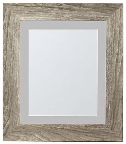 FRAMES BY POST Hygge Fotolijst, kunststof glas, grijze as met lichtgrijze houder, 24 x 20 inch beeldformaat 50 x 40 cm