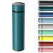 Homealexa 500 ml koffiebekers reismokken, waterfles vacuüm isolerende beker 304 roestvrij staal, touchscreen temperatuurmeter, slimme mok voor warmte en kou (C-groen)