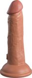 Pipedream Products 6 Inch 2Density Silicone Cock Caramel Beige